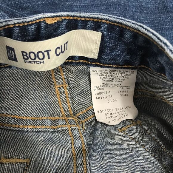 Gap Bootcut Stretch Jeans Blue Size 2 - Picture 5 of 6